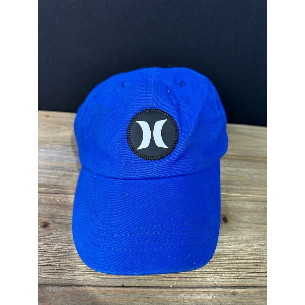 Hurley Baseball Cap Logo Patch Youth OSFA Blue Sporty Athletic